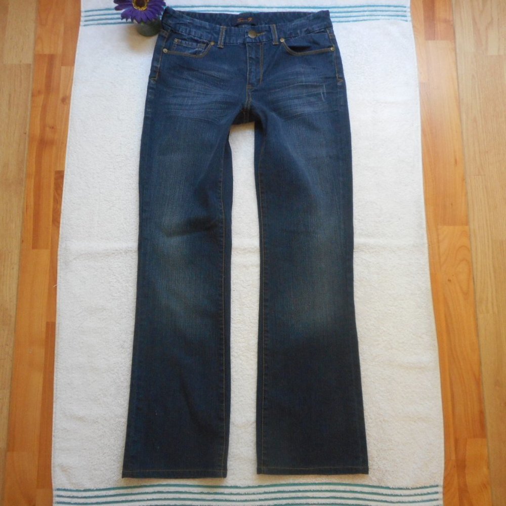 Seven7 Jeans Boot Cut Denim Size 6 - Picture 6 of 12